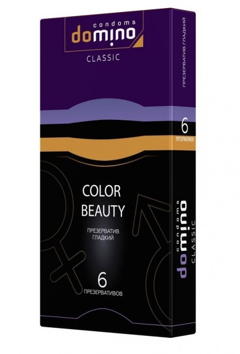 Разноцветные презервативы DOMINO Colour Beauty - 6 шт. - Domino - купить с доставкой в Петропавловске-Камчатском