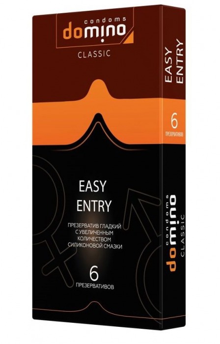 Презервативы с увеличенным количеством смазки DOMINO Easy Entry - 6 шт. - Domino - купить с доставкой в Петропавловске-Камчатском