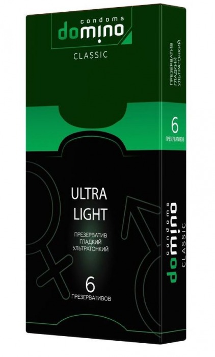 Супертонкие презервативы DOMINO Ultra Light - 6 шт. - Domino - купить с доставкой в Петропавловске-Камчатском