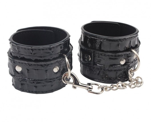 Черные наручники Surrender Wrist Restraints - Chisa - купить с доставкой в Петропавловске-Камчатском