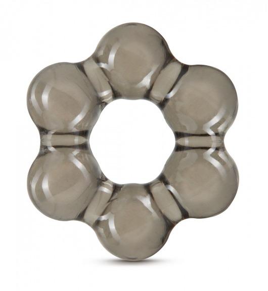 Дымчатое эрекционное кольцо Stay Hard Thick Bead Cock Ring - Blush Novelties - в Петропавловске-Камчатском купить с доставкой