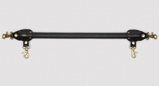 Черная распорка для ног Bound to You Faux Leather Spreader Bar - 50,8 см. - Fifty Shades of Grey - купить с доставкой в Петропавловске-Камчатском