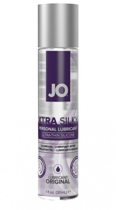 Лубрикант на силиконовой основе JO Xtra Silky - 30 мл. - System JO - купить с доставкой в Петропавловске-Камчатском
