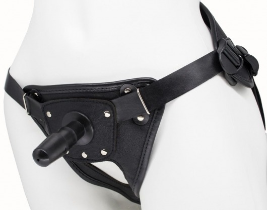 Черный пояс для насадок BEST CLASS STRAP - LOVETOY (А-Полимер) - купить с доставкой в Петропавловске-Камчатском