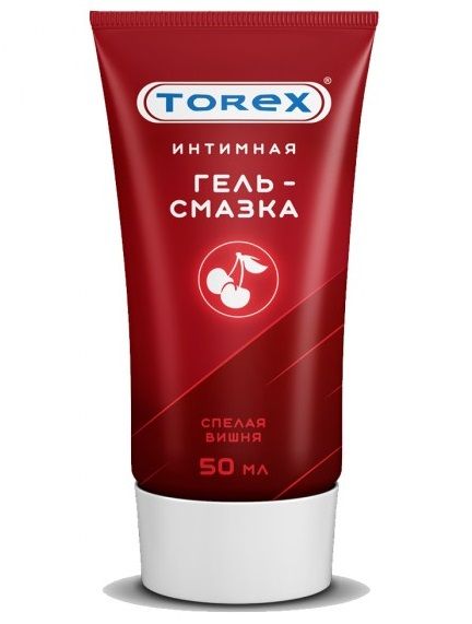 Смазка на водной основе TOREX  Спелая вишня  - 50 мл. - Torex - купить с доставкой в Петропавловске-Камчатском