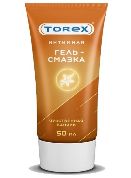 Смазка на водной основе TOREX  Чувственная ваниль  - 50 мл. - Torex - купить с доставкой в Петропавловске-Камчатском