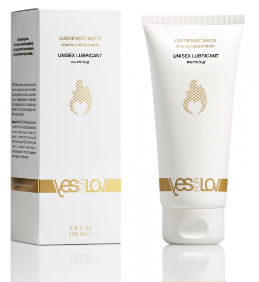 Лубрикант на водной основе с согревающим эффектом Warming Unisex Lubricant - 100 мл. - YESforLOV - купить с доставкой в Петропавловске-Камчатском