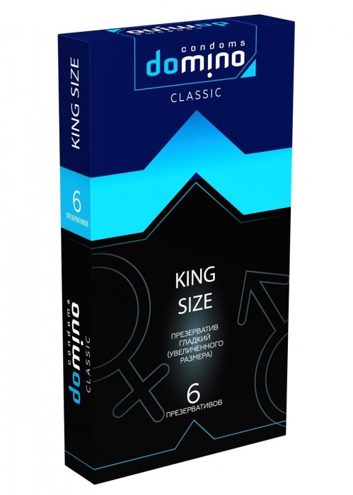 Презервативы увеличенного размера DOMINO Classic King size - 6 шт. - Domino - купить с доставкой в Петропавловске-Камчатском