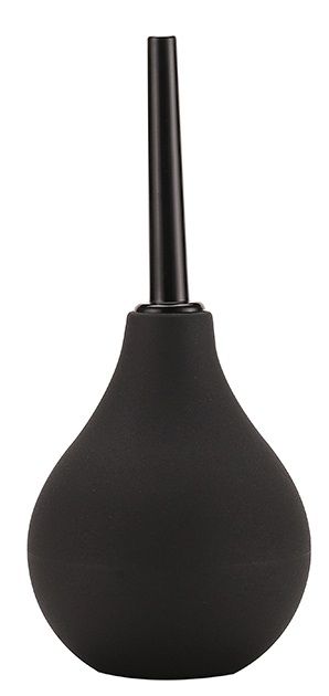 Черный анальный душ ANAL DOUCHE с прямым наконечником - Dream Toys - купить с доставкой в Петропавловске-Камчатском