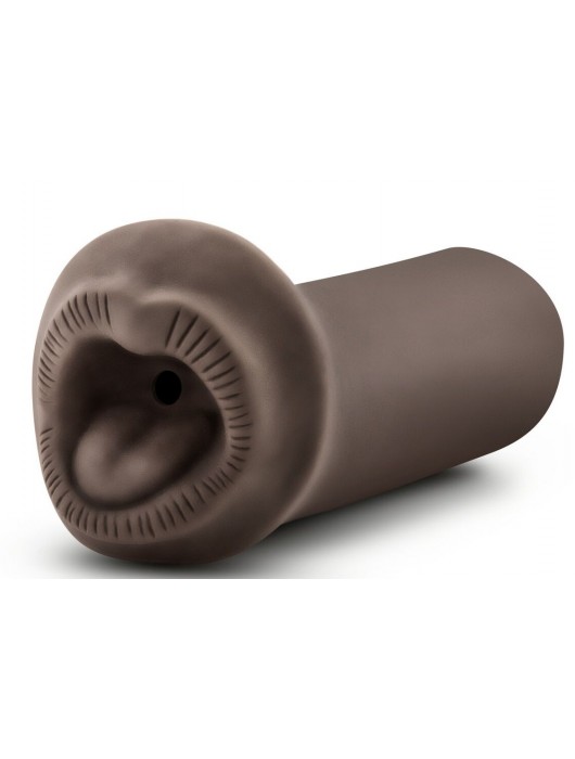 Коричневый мастурбатор-ротик Naughty Nicole - Blush Novelties - в Петропавловске-Камчатском купить с доставкой