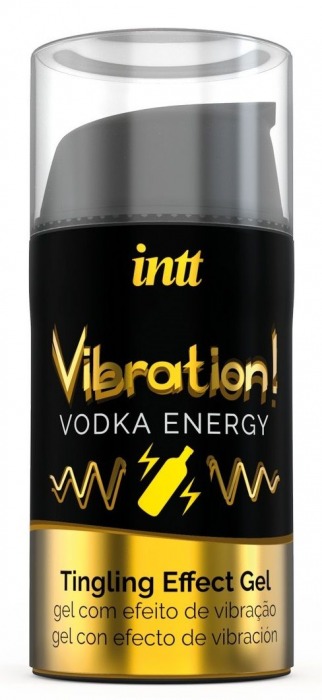 Жидкий интимный гель с эффектом вибрации Vibration! Vodka Energy - 15 мл. - INTT - купить с доставкой в Петропавловске-Камчатском