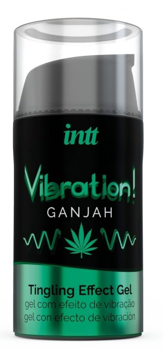 Жидкий интимный гель с эффектом вибрации Vibration! Ganjah - 15 мл. - INTT - купить с доставкой в Петропавловске-Камчатском