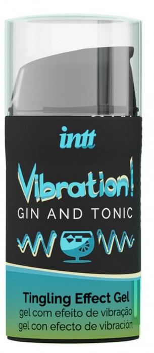 Жидкий интимный гель с эффектом вибрации Vibration! Gin   Tonic - 15 мл. - INTT - купить с доставкой в Петропавловске-Камчатском