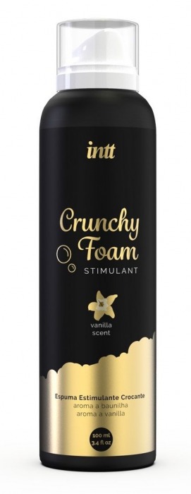 Пенка для массажа Crunchy Foam Stimulant Vanilla - 100 мл. - INTT - купить с доставкой в Петропавловске-Камчатском