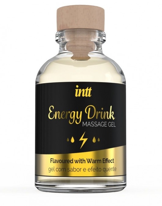 Массажный гель с согревающим эффектом Energy Drink - 30 мл. - INTT - купить с доставкой в Петропавловске-Камчатском