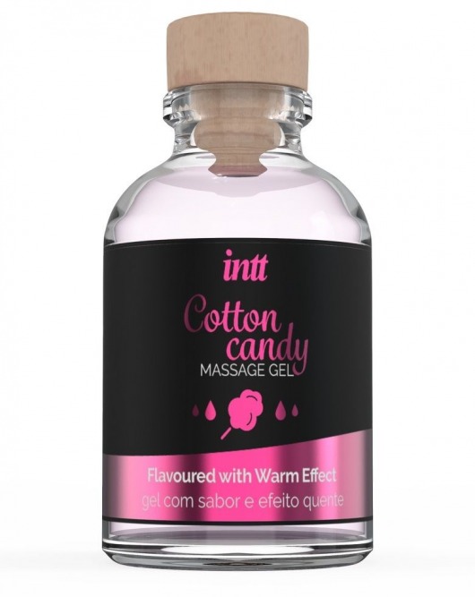 Массажный гель с согревающим эффектом Cotton Candy - 30 мл. - INTT - купить с доставкой в Петропавловске-Камчатском