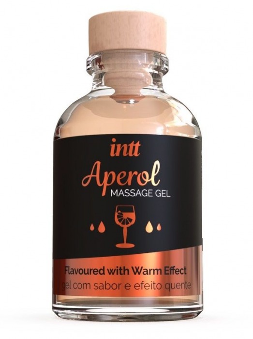 Массажный гель с согревающим эффектом Aperol - 30 мл. - INTT - купить с доставкой в Петропавловске-Камчатском