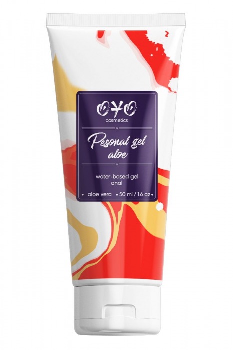 Анальная смазка на водной основе OYO Personal Gel Aloe - 50 мл. - OYO - купить с доставкой в Петропавловске-Камчатском