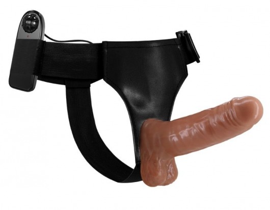 Страпон на трусиках с вибрацией Ultra Passionate Harness - 16 см. - Baile - купить с доставкой в Петропавловске-Камчатском
