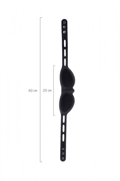 Черная плотная силиконовая маска - ToyFa - купить с доставкой в Петропавловске-Камчатском