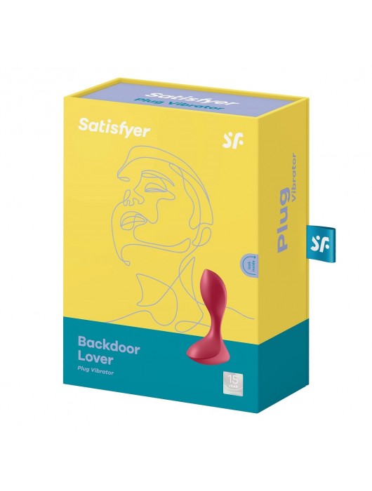 Красный вибромассажёр простаты Satisfyer Backdoor Lover - 14 см. - Satisfyer - в Петропавловске-Камчатском купить с доставкой