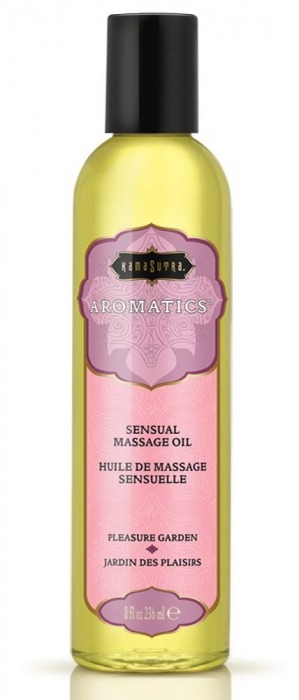 Массажное масло с цветочным ароматом Pleasure Garden - 236 мл. - Kama Sutra - купить с доставкой в Петропавловске-Камчатском