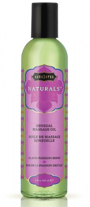 Массажное масло Naturals Island Passion Berry с ароматом тропических фруктов - 236 мл. - Kama Sutra - купить с доставкой в Петропавловске-Камчатском