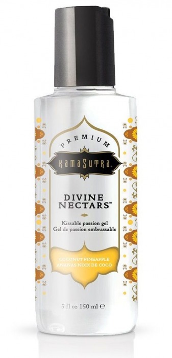Гель-лубрикант на водной основе Divine Nectars Vanilla с ароматом ванили - 150 мл. - Kama Sutra - купить с доставкой в Петропавловске-Камчатском