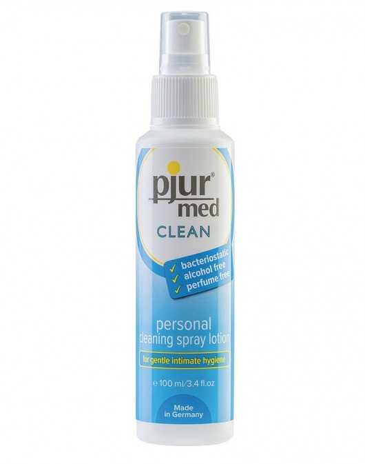 Гигиенический спрей pjur MED Clean Spray - 100 мл. - Pjur - купить с доставкой в Петропавловске-Камчатском