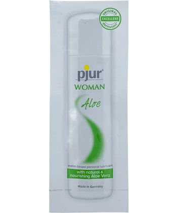Лубрикант на водной основе pjur WOMAN Aloe - 2 мл. - Pjur - купить с доставкой в Петропавловске-Камчатском