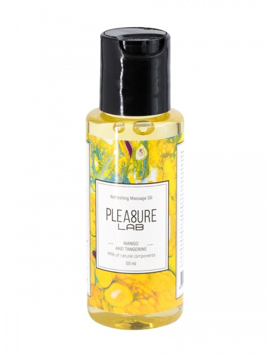 Массажное масло Pleasure Lab Refreshing с ароматом манго и мандарина - 50 мл. - Pleasure Lab - купить с доставкой в Петропавловске-Камчатском