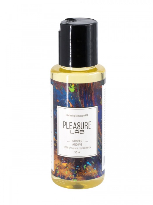 Массажное масло Pleasure Lab Relaxing с ароматом винограда и инжира - 50 мл. - Pleasure Lab - купить с доставкой в Петропавловске-Камчатском
