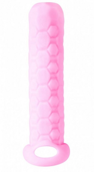 Розовый фаллоудлинитель Homme Long - 13,5 см. - Lola Games - в Петропавловске-Камчатском купить с доставкой
