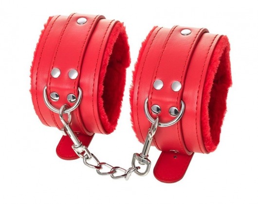 Красные оковы Anonymo из искусственной кожи - ToyFa - купить с доставкой в Петропавловске-Камчатском