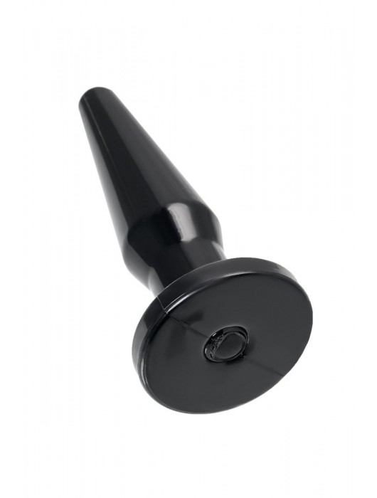 Черная анальная втулка Gemini α - 12 см. - POPO Pleasure