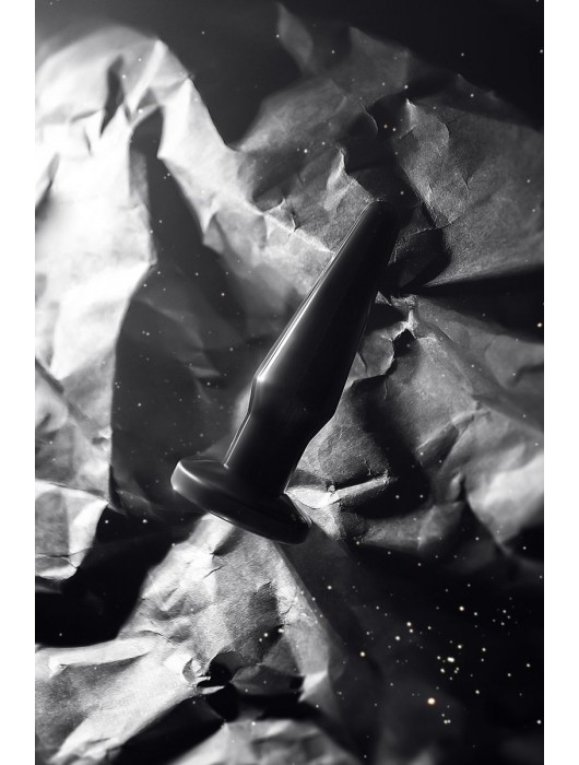 Черная анальная втулка Gemini α - 12 см. - POPO Pleasure