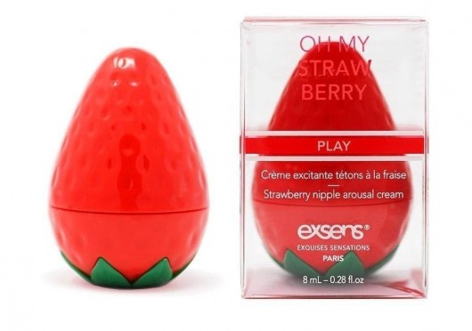 Крем для стимуляции сосков Oh My Strawberry - 8 мл. - Exsens - купить с доставкой в Петропавловске-Камчатском