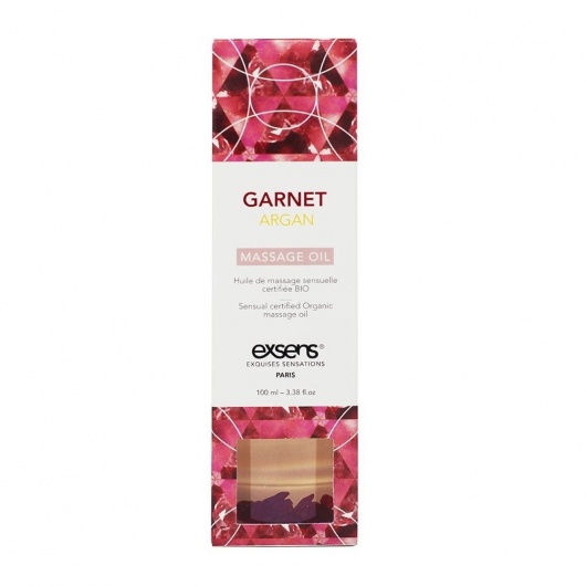 Органическое массажное масло GARNET ARGAN - 100 мл. - Exsens - купить с доставкой в Петропавловске-Камчатском