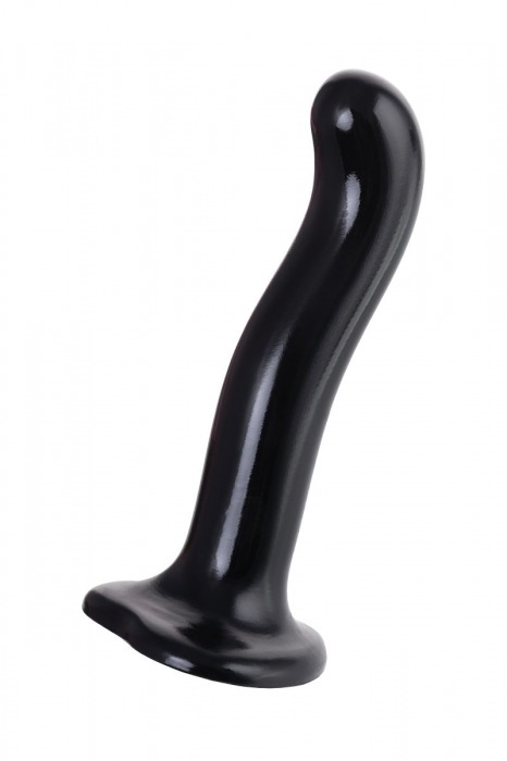 Черный стимулятор для пар P G-Spot Dildo Size L - 19 см. - Strap-on-me - в Петропавловске-Камчатском купить с доставкой