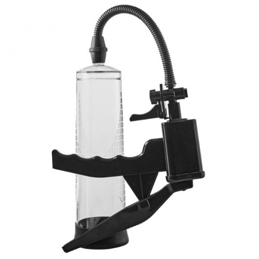 Прозрачная вакуумная помпа Pistol Penis Pump - Dream Toys - в Петропавловске-Камчатском купить с доставкой