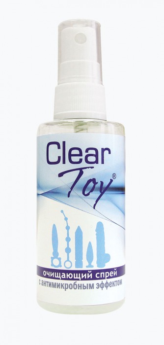 Очищающий спрей Clear Toy с антимикробным эффектом - 100 мл. - Биоритм - купить с доставкой в Петропавловске-Камчатском