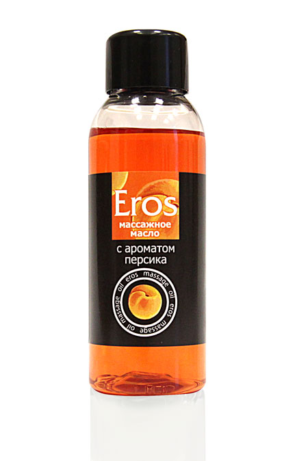 Массажное масло Eros exotic с ароматом персика - 50 мл. - Биоритм - купить с доставкой в Петропавловске-Камчатском