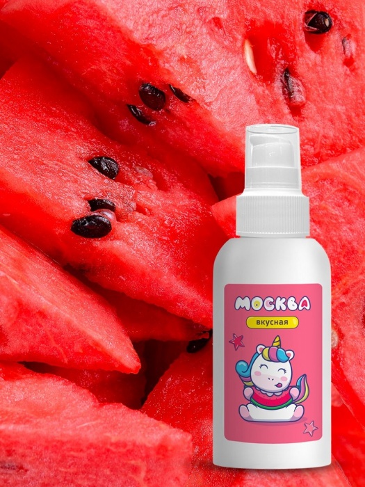 Универсальная смазка с ароматом арбуза  Москва Вкусная  - 100 мл. - Москва - купить с доставкой в Петропавловске-Камчатском