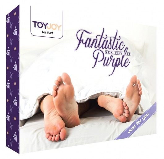Эротический набор FANTASTIC PURPLE SEX TOY KIT - Toy Joy - купить с доставкой в Петропавловске-Камчатском
