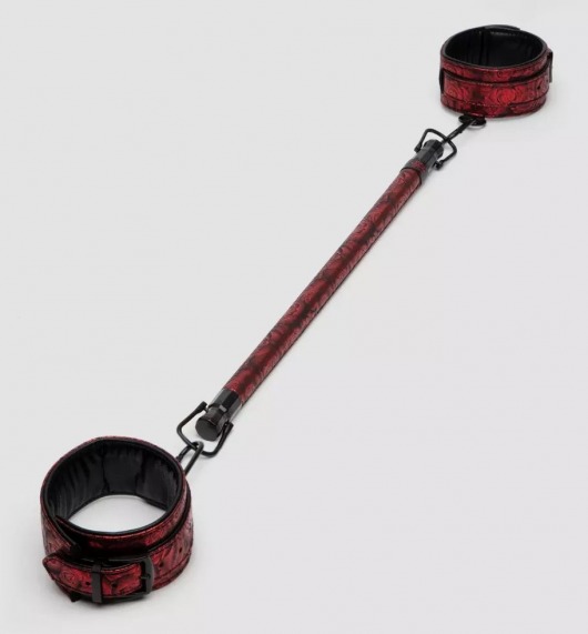 Распорка для ног Reversible Restraint Bar with Cuffs - Fifty Shades of Grey - купить с доставкой в Петропавловске-Камчатском