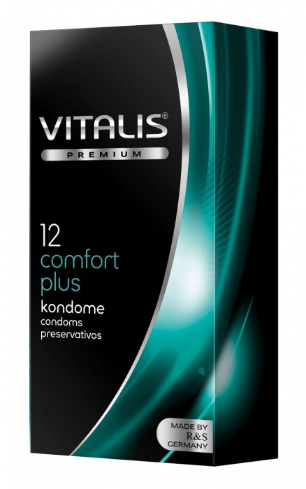 Контурные презервативы VITALIS PREMIUM comfort plus - 12 шт. - Vitalis - купить с доставкой в Петропавловске-Камчатском