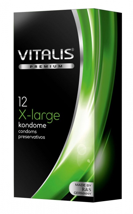 Презервативы увеличенного размера VITALIS PREMIUM x-large - 12 шт. - Vitalis - купить с доставкой в Петропавловске-Камчатском
