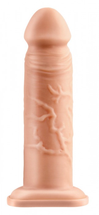 Телесный реалистичный фаллоимитатор с полостью Silicone Hollow Extension - 20 см. - Pipedream - купить с доставкой в Петропавловске-Камчатском