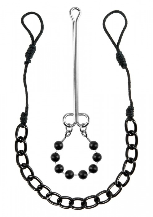 Интимные украшения с бусинами NIPPLE   CLIT JEWELRY - Pipedream - купить с доставкой в Петропавловске-Камчатском