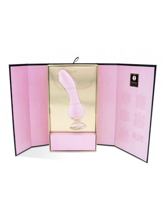 Розовый вибростимулятор SANYA - 18,5 см. - Shunga